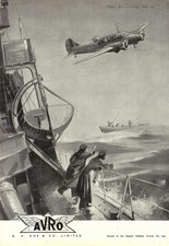 Original 1941 Advert for AVRO ANSON Multi-Role Aeroplanes Vintage WW2 Print Ad