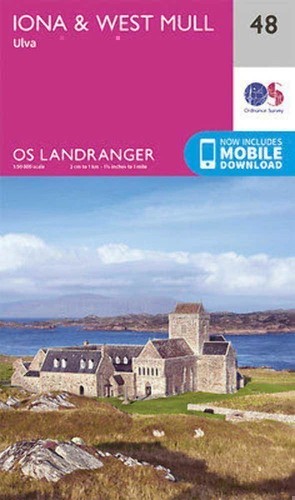 Iona west mull ulva landranger - west,