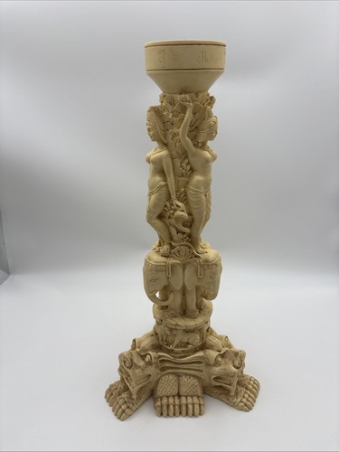 Vintage asian heavily carved - asian,