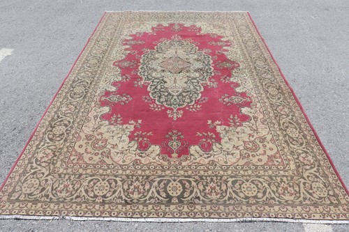 Vintage turkish rug 6x10 - vintage,