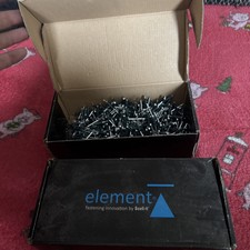 Element Green Coloured Blind Rivets x 2 boxes approximately 500 in each. (RefD)