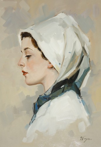 Original art oil painting - -,