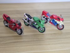 Maisto 1:18 motorcycle model Bundle X3 Honda NR750 Kawasaki Ninja Yamaha FZR600R