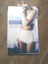 NEW in box  MARKS & SPENCERS white pantie Girdle size 18 firm control