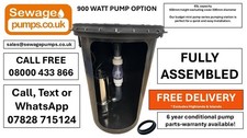 SUMP PUMP STATION PUMP SEWAGE WASTE FOUL STORM WATER TANK CHAMBER UK