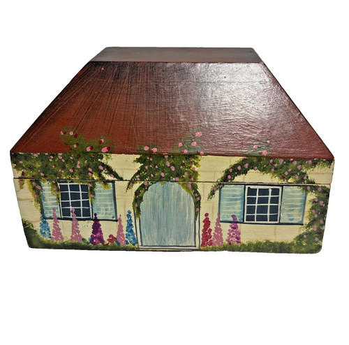 Hand painted wooden - hand,