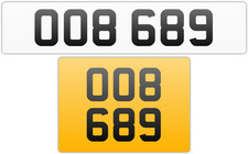 Rare Cherished Number Plate Dateless On Retention 008689