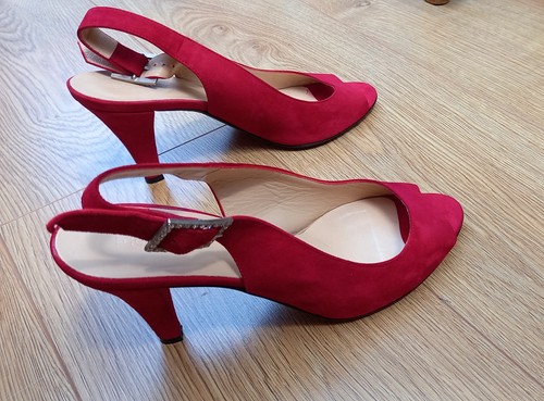 Size hobbs red slingback - size,