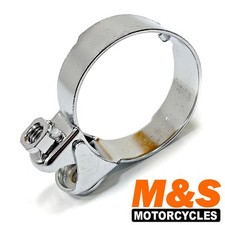Honda LH Rear Exhaust Band for CX500 CB250 400 CB600F | Genuine PN 18376-413-000