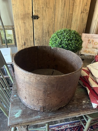 Antique bentwood grain measure - grain,