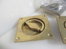 Antique Brass Lever Door Handle Old Vintage Industrial Factory Art Deco -£15each