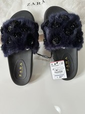 ZARA FUR SLIDERS