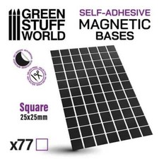 Square 25x25mm Self Adhesive