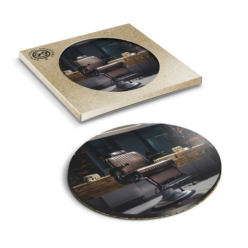 Boxed round coasters - round,