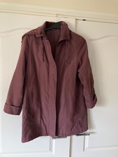 Ladies Bon Marche medium size burgandy coat