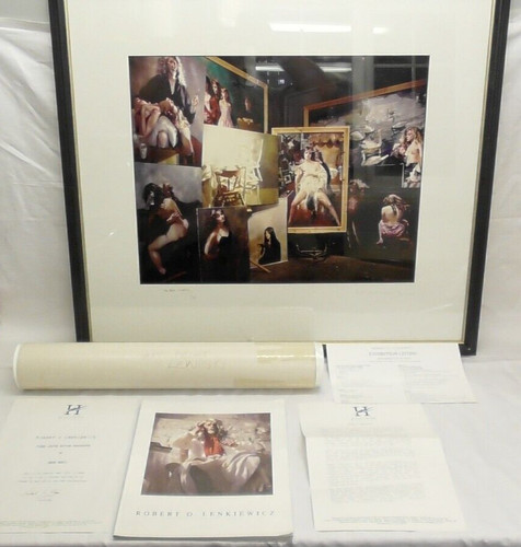 Robert lenkiewicz framed - -,