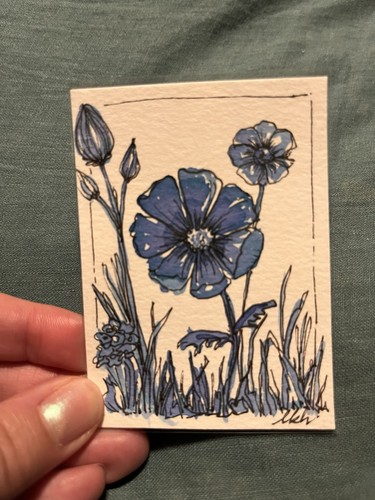 Aceo original illustration - aceo,