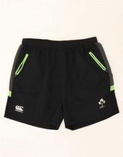 CANTERBURY Mens Sport Shorts 2XL  Black Colourblock Polyester DL22