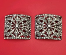 Antique Art Deco Shoes Clips