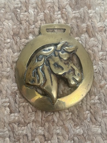 Large brass horse - large,