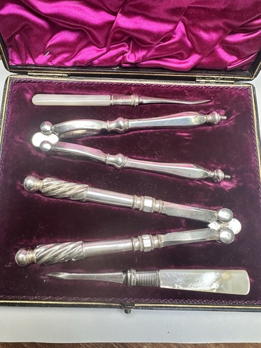 Antique cased epns nutcracker - antique,