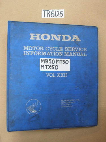 Honda mb50 mt50 workshop - mt50,