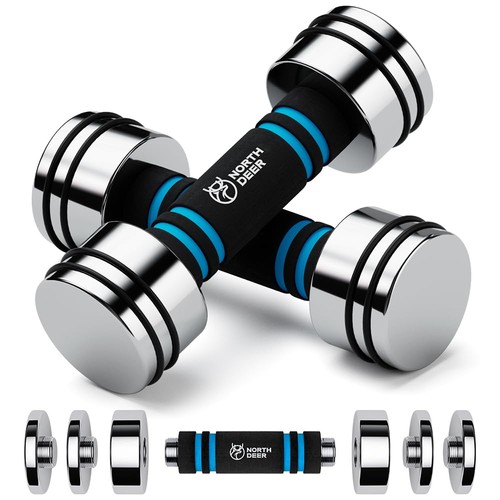 Dumbbells set adjustable - dumbbells,