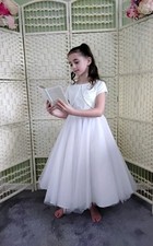 Age 6, White, Girls Dress