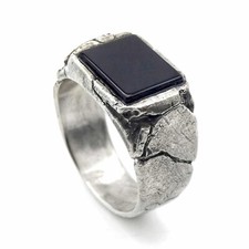 DECORATED BLACK ONYX GEMSTONE