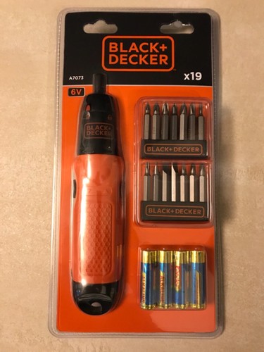 Black decker screwdriver - black, &