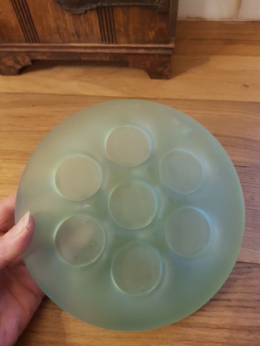 Glass tea light - , holder