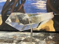Large Quartz Crystal multi Pointed Quartz Crystal Display Stand 384 grams