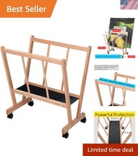 Wood large print rack with - wood,