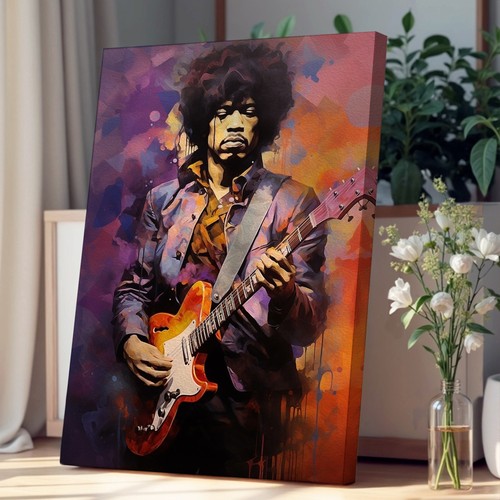 Jimi hendrix cubism art - cubism, canvas
