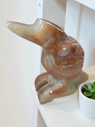 Vintage handcarved onyx stone - onyx,