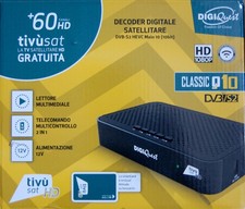 Tivùsat HD Satellite Receiver + Smart Card — Italian TV (Brand New, Sealed)