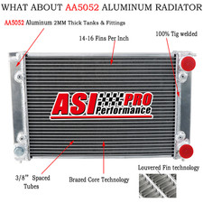 2 Rows Radiator For VW Golf