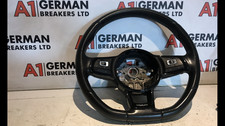 GENUINE 14+ VW GOLF R MK7 STEERING WHEEL FLAT BOTTOM MULTI FUNCTION PADDLE SHIFT