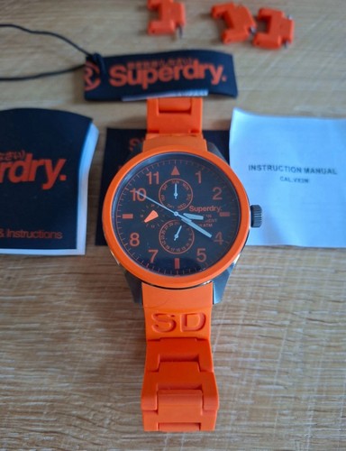 Superdry mens scuba wristwatch - mens,