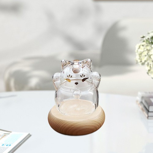 Glass piggy bank change - glass,