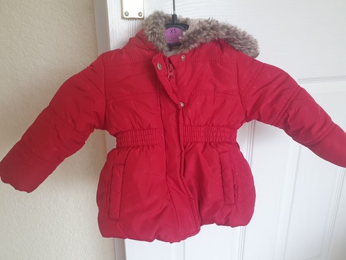 Padded fur lined coat age - fur,