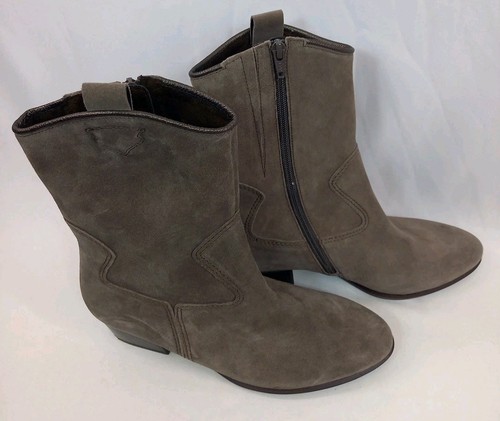 Gabor comfort grey suede