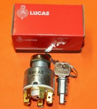 TRIUMPH T120 T140 T160 LUCAS 3 POSITION IGNITION LIGHT SWITCH & KEYS LU35351