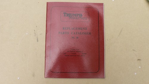 Triumph tiger cub parts book - tiger,