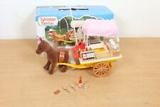 Sylvanian Families TOMY Pony And Ice Cream Cart Boxed Vintage 1990s Retro Dolls