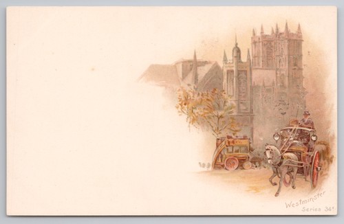 Postcard antique london - london, horse