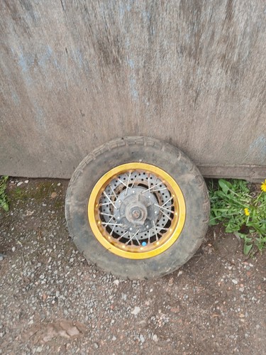 Pit bike front wheel - front,