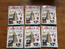 WADE Job Lot Pocket Pal Frogs on collectors club magazine x 6 whimsies 1999