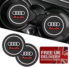 2 x AUDI Cup Holder Mats