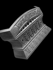 Antique Victorian / Edwardian Cast Iron Tidy Betty / Ash Cover / Fireplace Guard